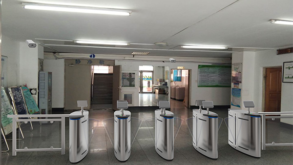 人臉識別翼閘效果圖是什么樣的？